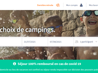 CampingsandCo - Séjour 100% remboursé en cas de COVID-19